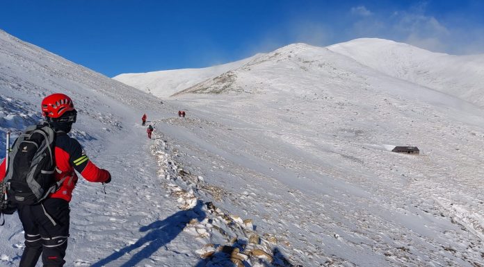 VIDEO, Parângul Mare, în căutarea jandarmului din Gorj