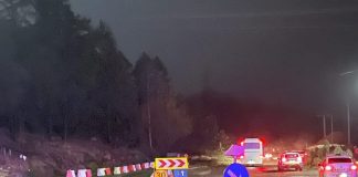 Trafic restricționat din cauza unei alunecări de teren