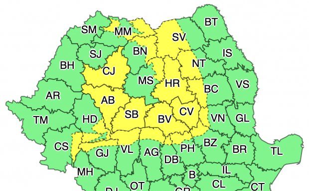 Ninsori și viscol: Cod galben și în Gorj