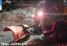 Acțiuni de deszăpezire în Gorj și Vâlcea