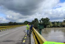 Cod galben și portocaliu de inundații pe Jiu