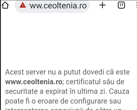 Site -ul CEO a picat!