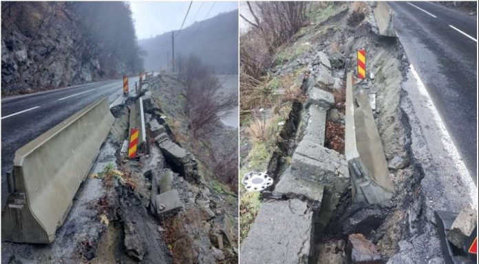 Trafic restricționat pe Valea Oltului