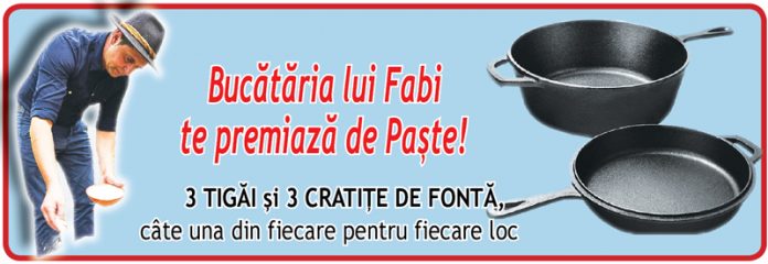 De Paște te premiază Bucătăria lui Fabi!