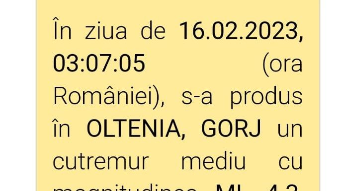 Noapte agitată în județ. ”Cutremur în Gorj” – un nou grup pe Facebook