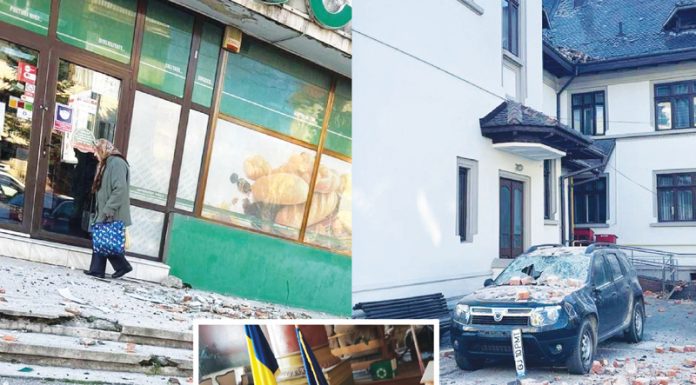 VIDEO: Al doilea cutremur, MAI MARE, în Gorj! Zeci de clădiri și mașini avariate la Târgu-Jiu!