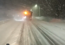 Furtună de zăpadă între Filiași și Craiova! Și un eveniment rutier fără victime