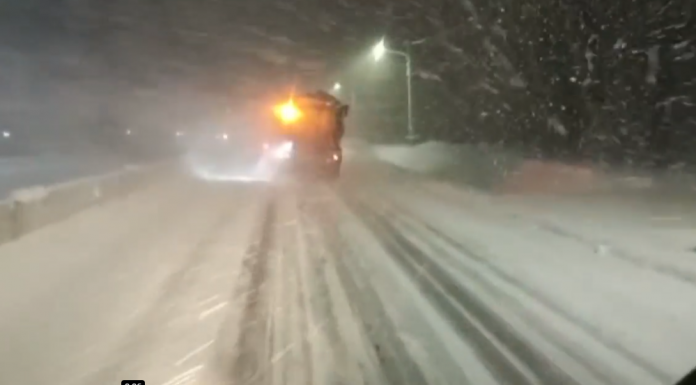 Furtună de zăpadă între Filiași și Craiova! Și un eveniment rutier fără victime