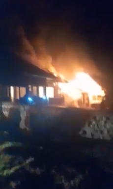 Cauza probabilă a incendiului de la Pocruia, un cablu electric defect