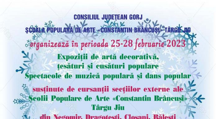 Gorj: Salonul de iarnă al artelor populare
