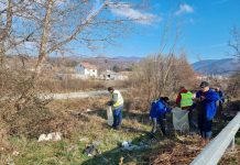 Ecologizare cu salariați de la Apele Române Jiu-SGA, pe Gilort