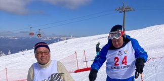 Veteran din Gorj, de 86 de ani, pe pârtiile din Straja și Rânca!