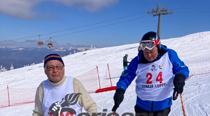 Veteran din Gorj, de 86 de ani, pe pârtiile din Straja și Rânca!