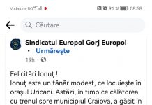 Portofel cu bani și acte, găsit în tren de un tânăr. El l-a predat imediat polițiștilor