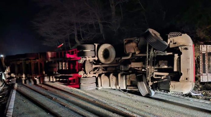 Accident pe Defileul Jiului