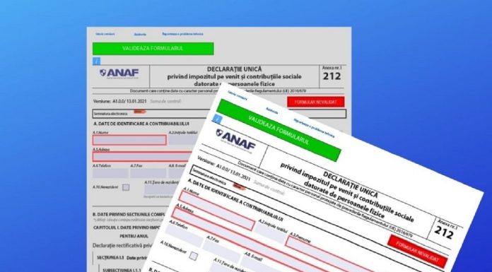 Până când poate fi depusă declarația unică