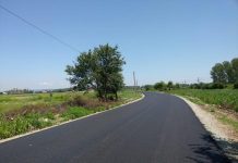 Lucrări de consolidare pe un drum județean din Gorj