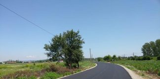 Lucrări de consolidare pe un drum județean din Gorj