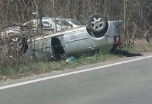 Șoferul care s-a răsturnat cu mașina în zona Bârsești era băut