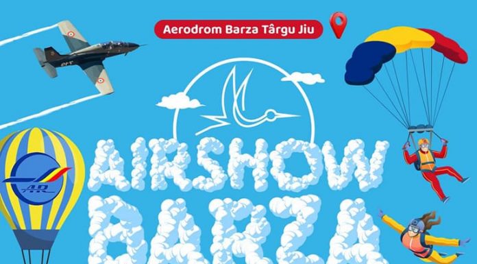 Miting aviatic pe aerodromul de lângă Târgu Jiu