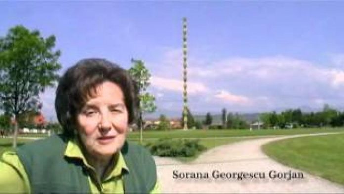 Sorana Georgescu-Gorjan a plecat în lumea celor drepţi – ,,Tatăl meu, Ștefan Georgescu-Gorjan, a lucrat cu Brâncuși la ridicarea «Coloanei fără sfârşit»”!