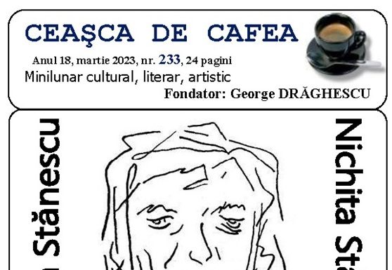 Eveniment editorial – „Ceaşca de cafea” a lui George Drăghescu dedicată celor 90 de ani de la naşterea lui Nichita Stănescu