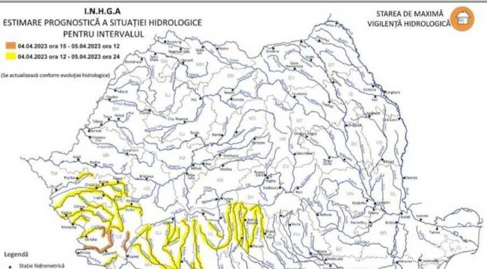 Cod galben de inundații