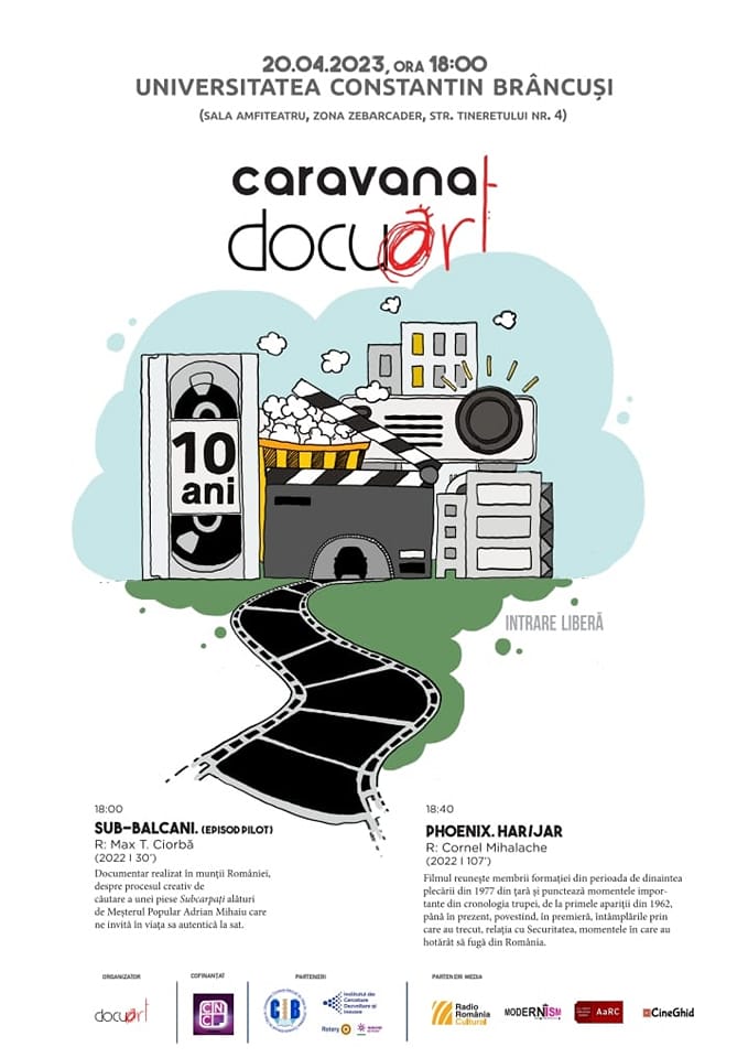 Caravana Docuart la Târgu Jiu