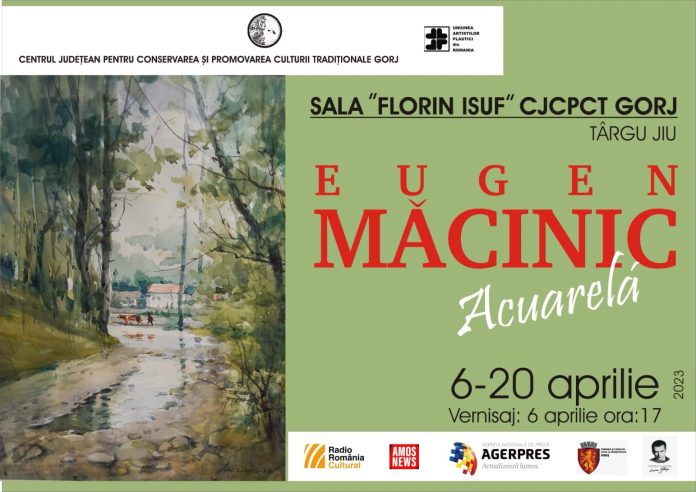 Expoziție de pictură în acuarelă la Târgu-Jiu