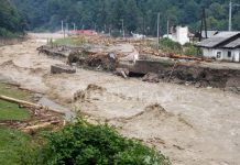 Cod galben de inundații, până mâine – posibile viituri pe râurile din Gorj