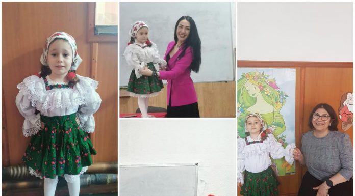 Elevii Şcolii „Ecaterina Teodoroiu” păstrează tradiţia portului popular
