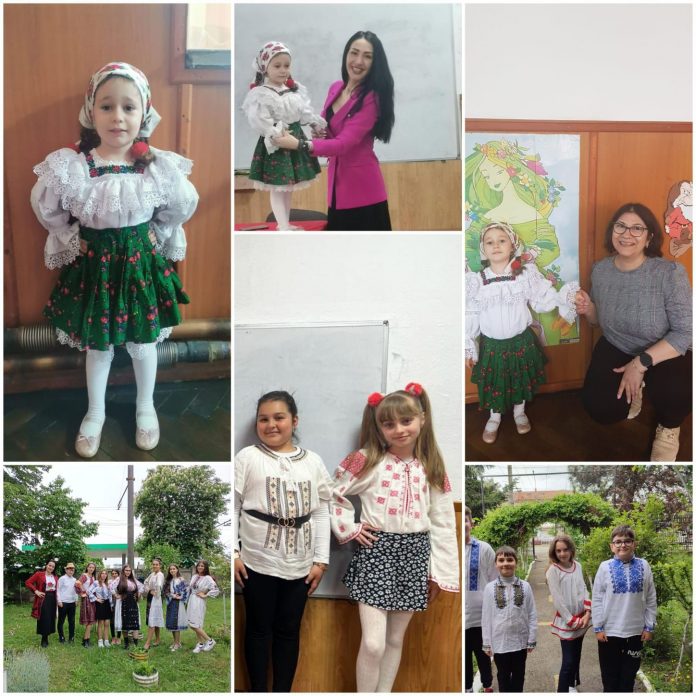 Elevii Şcolii „Ecaterina Teodoroiu” păstrează tradiţia portului popular