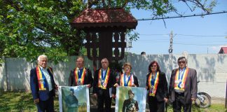 Sfințirea Crucii Eroilor din satul gorjean Gilortu, Comuna Brănești