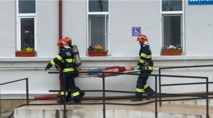 Exercițiu tactic: Cutremur, SJU Târgu Jiu afectat