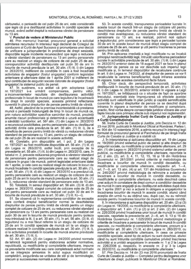 Legea 197: Motivarea ICCJ a fost publicată în Monitorul Oficial