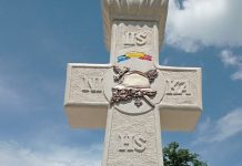 Sfinţirea Monumentului Eroilor de la Peşteana-Vulcan, Comuna Ciuperceni