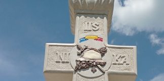 Sfinţirea Monumentului Eroilor de la Peşteana-Vulcan, Comuna Ciuperceni