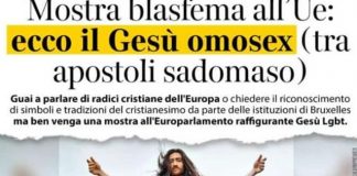 Educaţia…şi Lecţia de viaţă! – Tabloul: „Îl reprezintă pe Iisus înconjurat de apostoli îmbrăcați în sclavi sadomasochiști!” – „Sfidător: expoziţie cu bărbaţi în pielea goală în Parlamentul European. Blasfemie la adresa simbolurilor creştine”!
