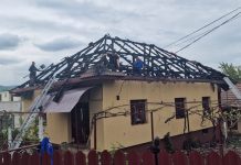 VIDEO: Tismana: Strâng fonduri pentru refacerea casei afectate de incendiu