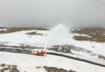 Deszăpezire pe Transalpina. „Lucrăm destul de greu”