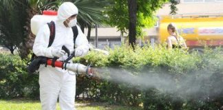 Dezinsecție aeriană și la sol în Târgu-Jiu