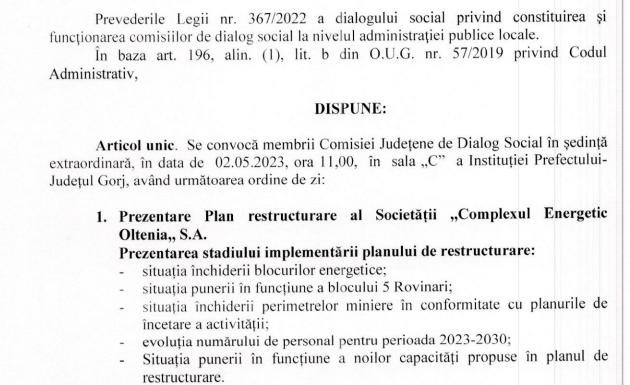 Dan Plaveti, așteptat la Consiliul Județean cu stadiul restructurării CEO