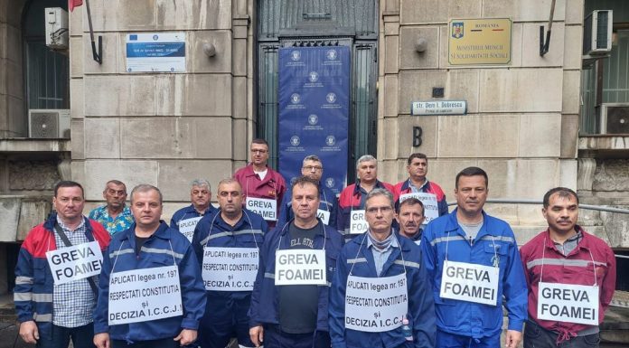 15 angajați CEO în greva foamei! Ei îi cer ministrului Budăi SĂ APLICE LEGEA!