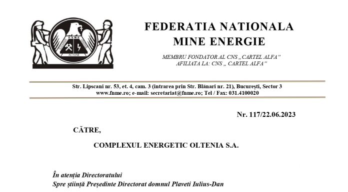 FNME: Există riscul ca activitatea de producție să se blocheze