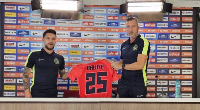 Băluță, prezentat la FCSB