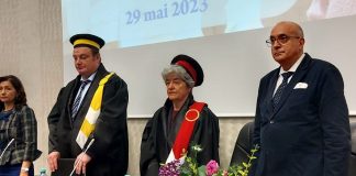 Educaţia…şi Lecţia de viaţă! – Acordarea Titlului de «Doctor Honoris Causa», doamnei Doïna Lemny, de către Universitatea «Constantin Brâncuşi» din Târgu-Jiu (I) – ,,Sculptura este ruda săracă a artei, care te obligă să faci înconjurul ei şi să o priveşti din toate părţile” (Doïna Lemny)