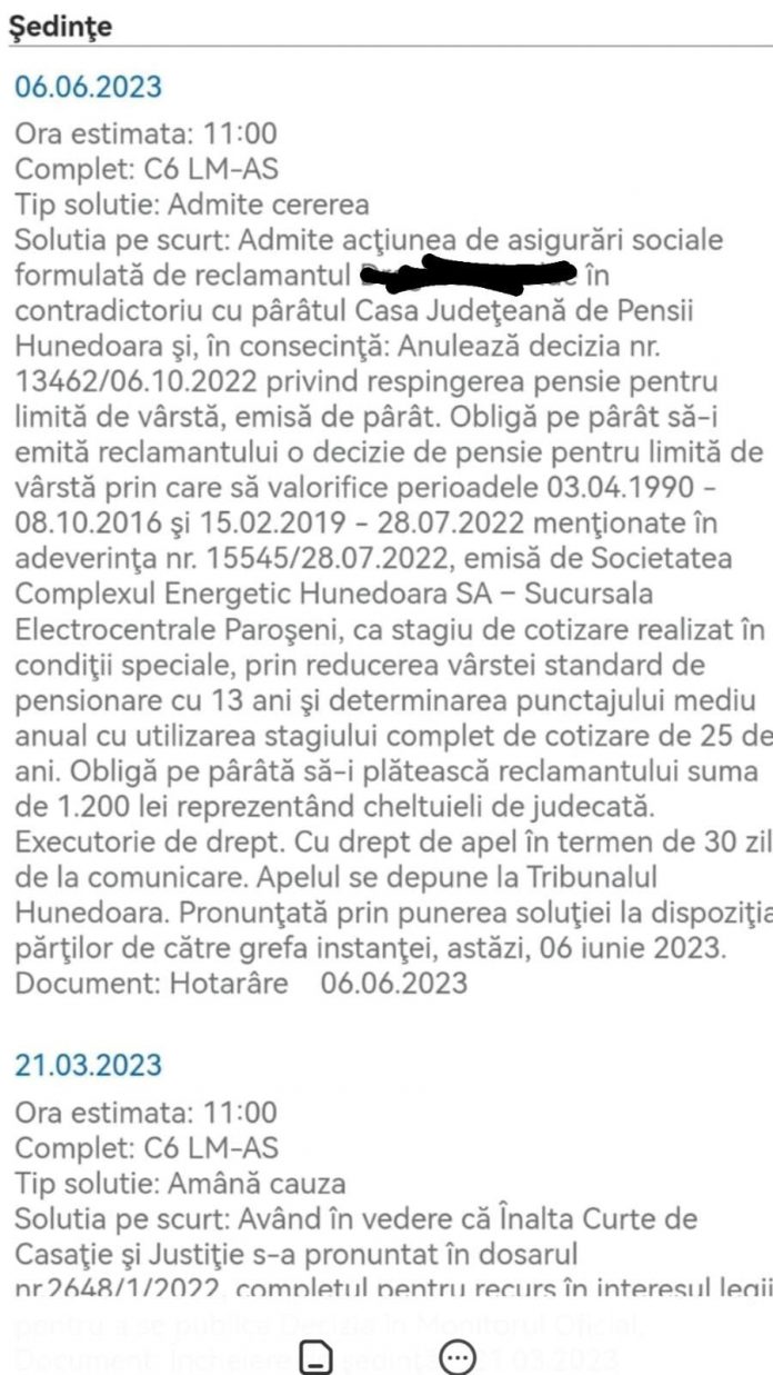 Se poate la Hunedoara! Decizii favorabile pe Legea 197 pentru mineri și energeticieni