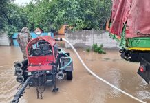 Inundații, Gorj: Deversare controlată la Barajul Motru. 31 de intervenții azi-noapte