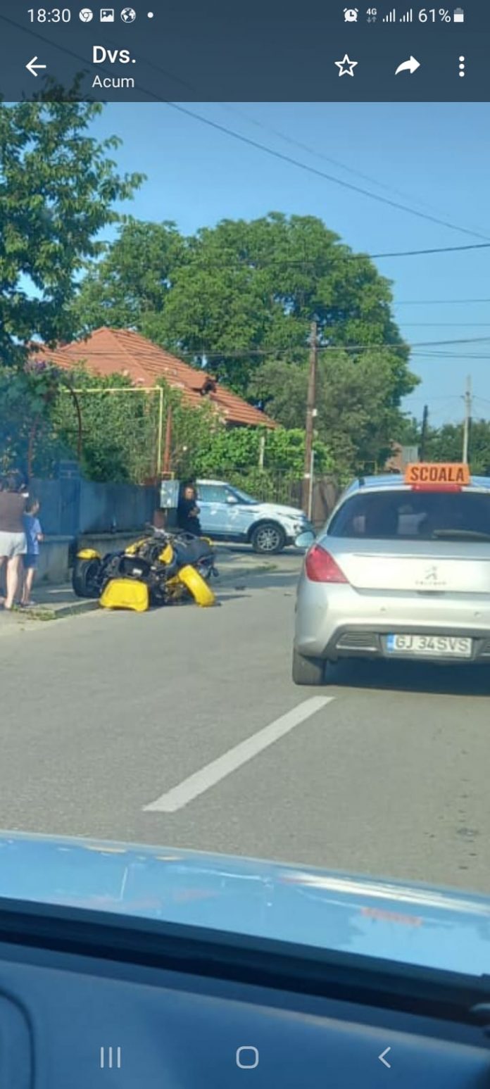 FOTO|Târgu Jiu: Accident pe Unirii