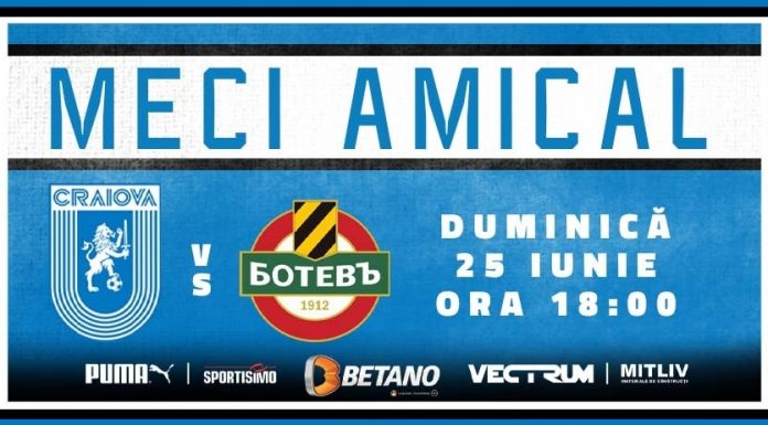 Primul amical pentru Craiova